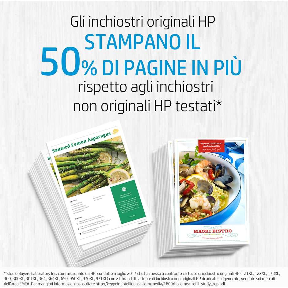 Hp 305 Cartuccia 120 pagine 2 pacchi Nero/ciano/giallo/magenta [6ZD17AE#301]